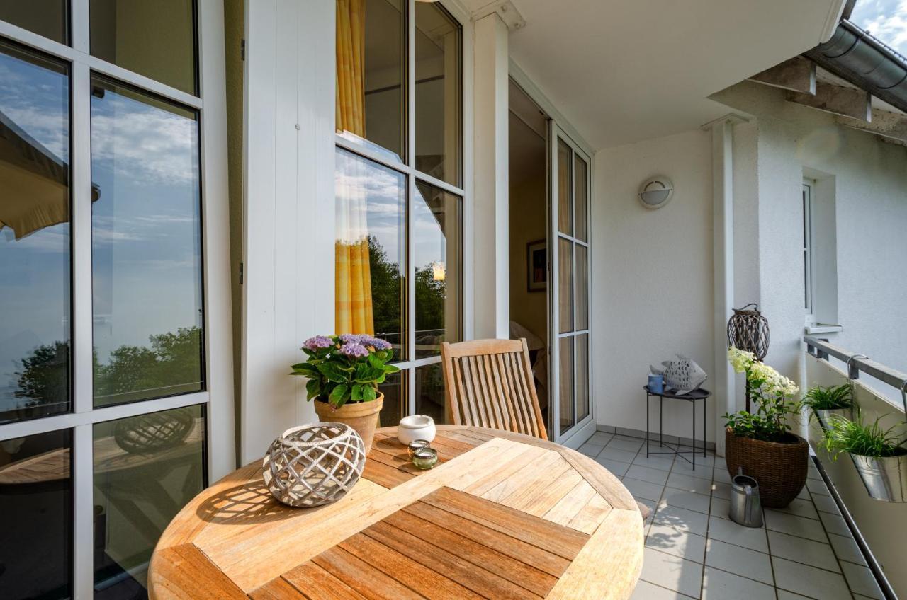 Ferienwohnung Hafenliebe, Villa Vilmblick Mit Meerblick เลาเทอร์บาค ภายนอก รูปภาพ